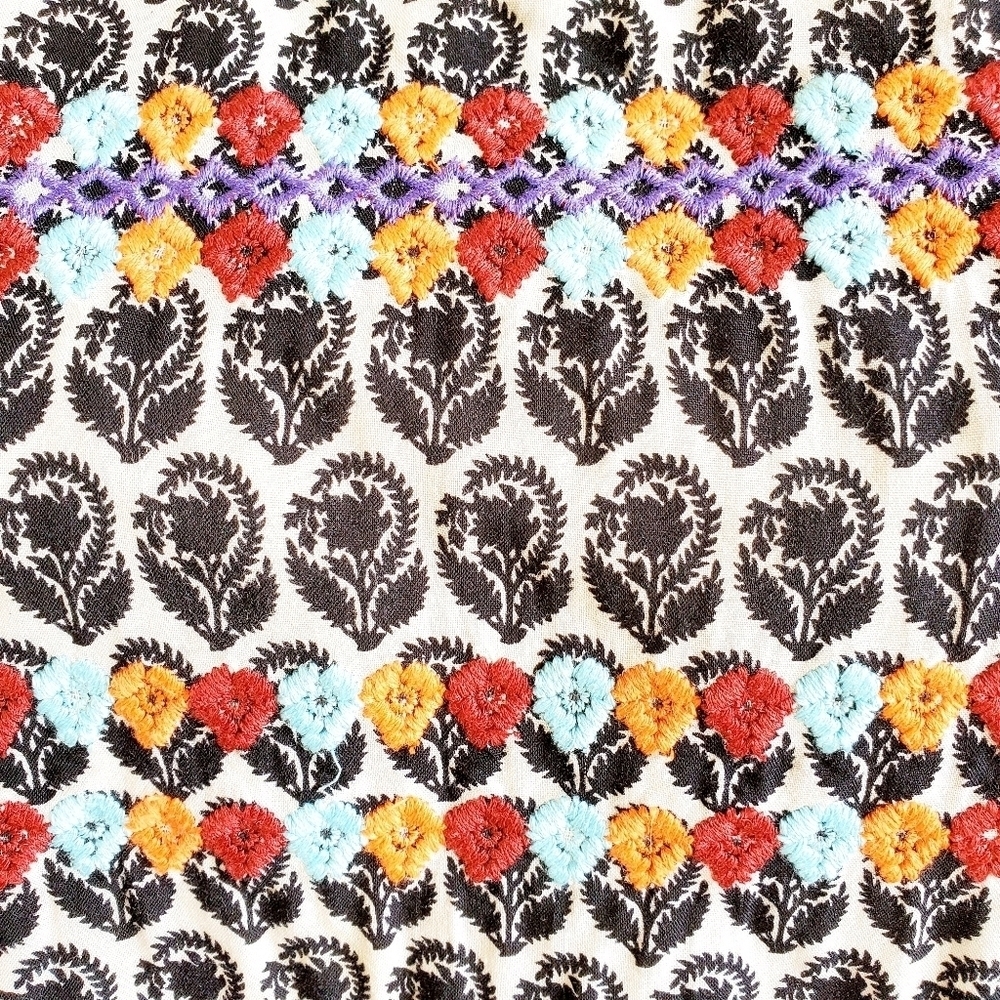 Thml | Bohemian Top With Multi Color Trim S - image 6